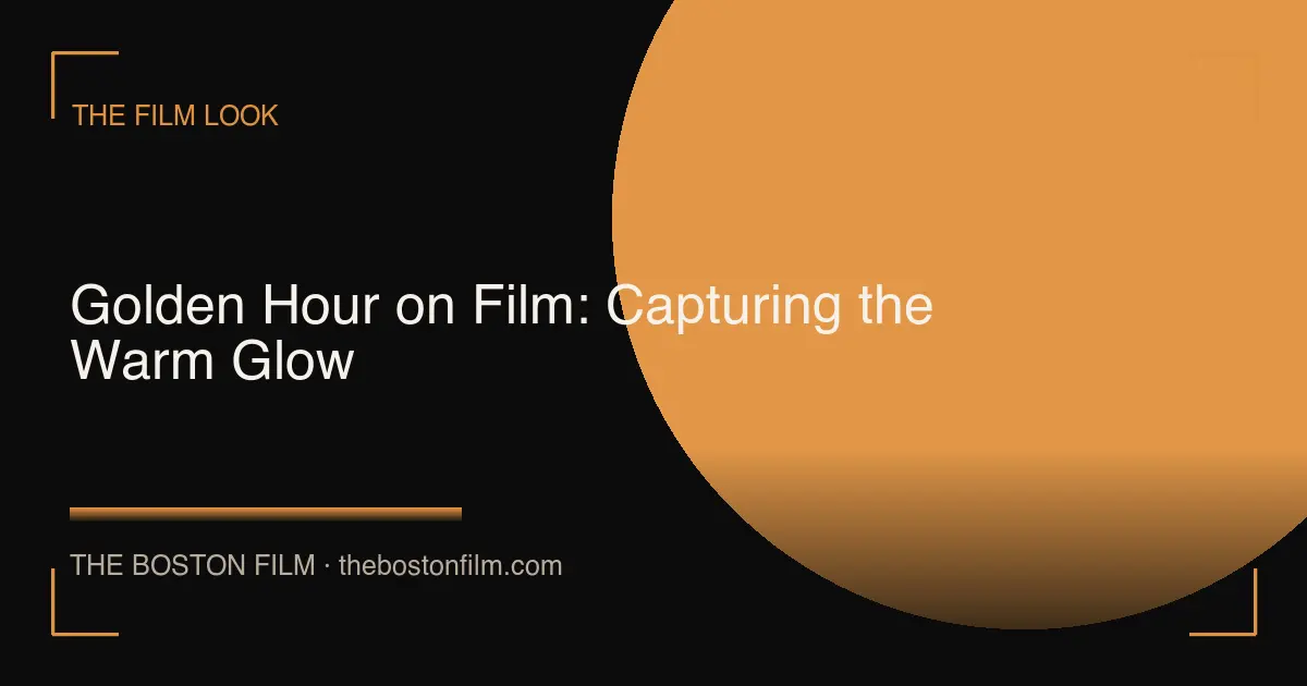 Golden Hour on Film: Capturing the Warm Glow