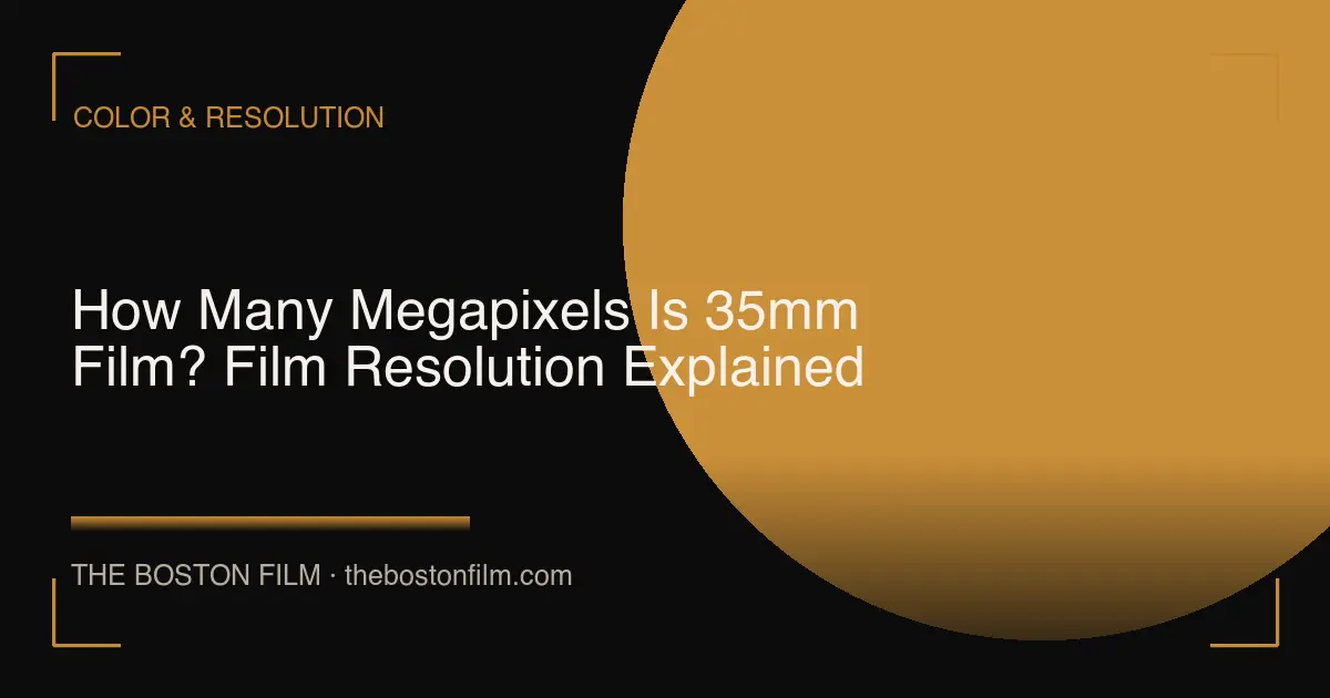 How Many Megapixels Is 35mm Film? Film Resolution Explained