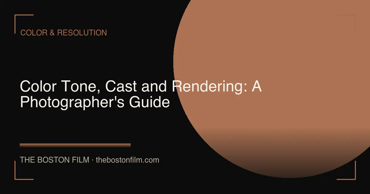Color Tone, Cast and Rendering: A Photographer's Guide
